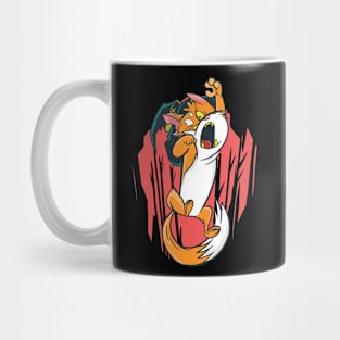 Scary Halloween Witch Cat Mug